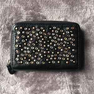 Women’s Frye Studded Leather Wallet